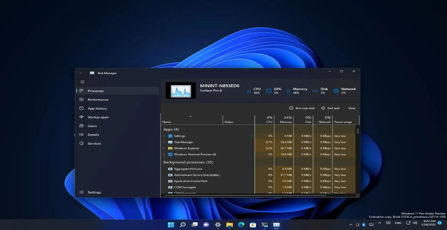 پایان سردرگمی در ویندوز 11؛ نمایش دقیق مصرف CPU در Task Manager ممکن شد!