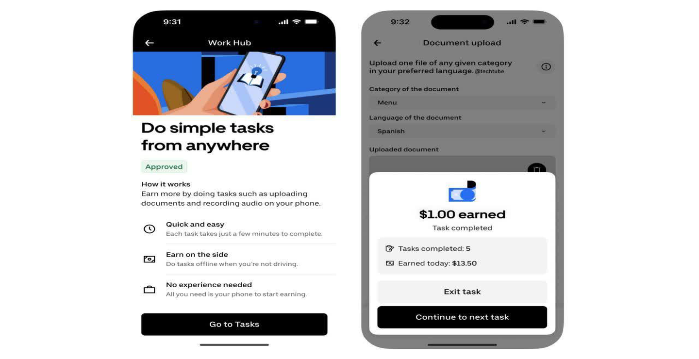 کسب درآمد جدید رانندگان اوبر با کمک به هوش مصنوعی