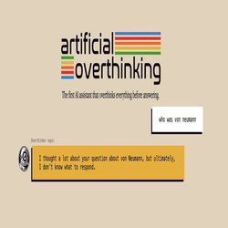 آیا هوش مصنوعی هم مثل ما انسان ها به فکر کردن بیش از حد می افتد؟