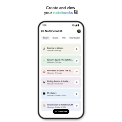 اپلیکیشن هوش مصنوعی NotebookLM وارد موبایل ها شد؛ همراه هوشمند گوگل برای همه!