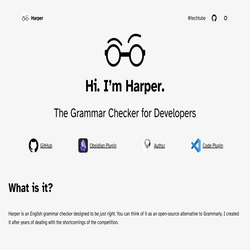 بررسی ابزار جدید Harper: راه حلی سریع، امن و رایگان برای اصلاح گرامر و نگارش 