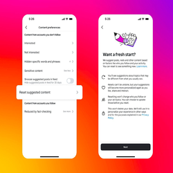 ریست کردن الگوریتم اینستاگرام: نوآوری برای بهبود تجربه کاربری 