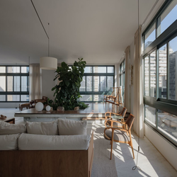 آپارتمان Paulista: هارمونی بین فضای سبز و طراحی داخلی مدرن