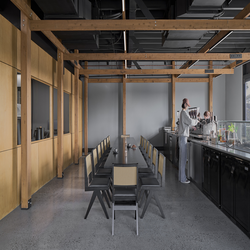 طراحی  کافه Klim Coffee Roasting Co