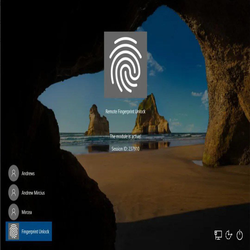 باز کردن قفل لپ تاپ با حسگر اثر انگشت گوشی 