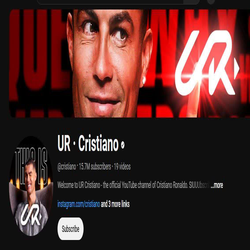 رونالدو رکورد بیشترین دنبال کننده در کمترین زمان یوتیوب رو شکست