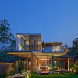 طراحی خانه مدرن: معماری، فضاها، و ارتباط با محیط 