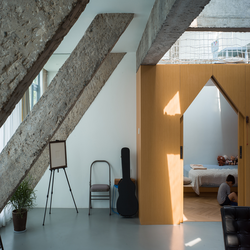 بازسازی طبقه بالای خانه ای در چنگدو:جو و سبک زندگی 