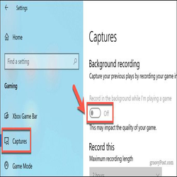 بهبود عملکرد بازی ها در ویندوز: غیرفعال کردن Background Record