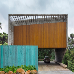 طراحی خانه ای با مناظر طبیعی بی نظیر و استفاده هوشمندانه از بتن اکسپوز 