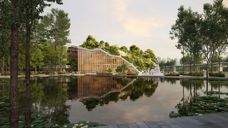 MVRDV در رقابت طراحی دو ساختمان در پارک نرم افزاری Tianfu، چین برنده شد - تصویر 4 از 4